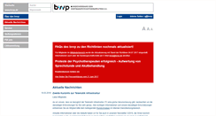Desktop Screenshot of bvvp.de